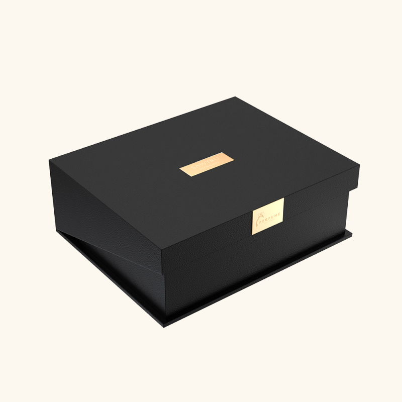 Flip-Cover Leather Perfume Case