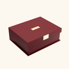 Flip-Cover Leather Perfume Case