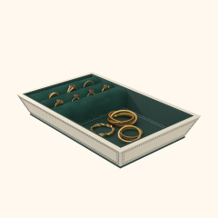 Leather and Velvet Jewelry Box