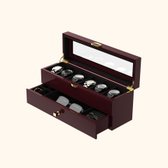 Spray-painted Double-Layer Watch Box