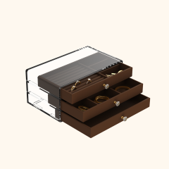 Acrylic 3-Tier Jewelry Box