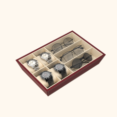 Leather-Stitched Jewelry Box