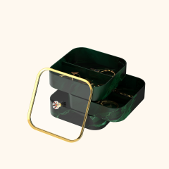 Marble-Pattern Jewelry Box