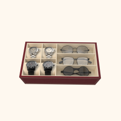 Leather-Stitched Jewelry Box