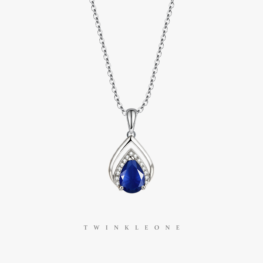 TWINKLE ONE s925 Silver colorful Birthstone necklace