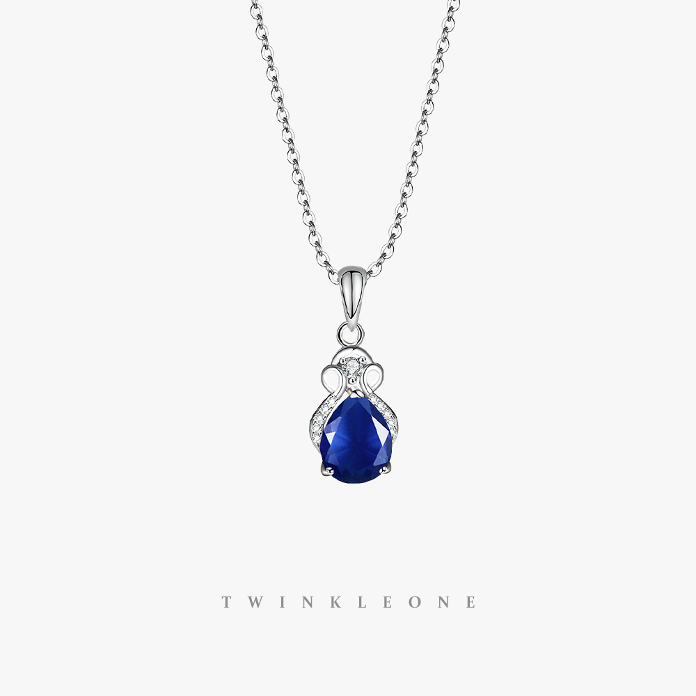 TWINKLE ONE s925 Silver colorful Birthstone necklace