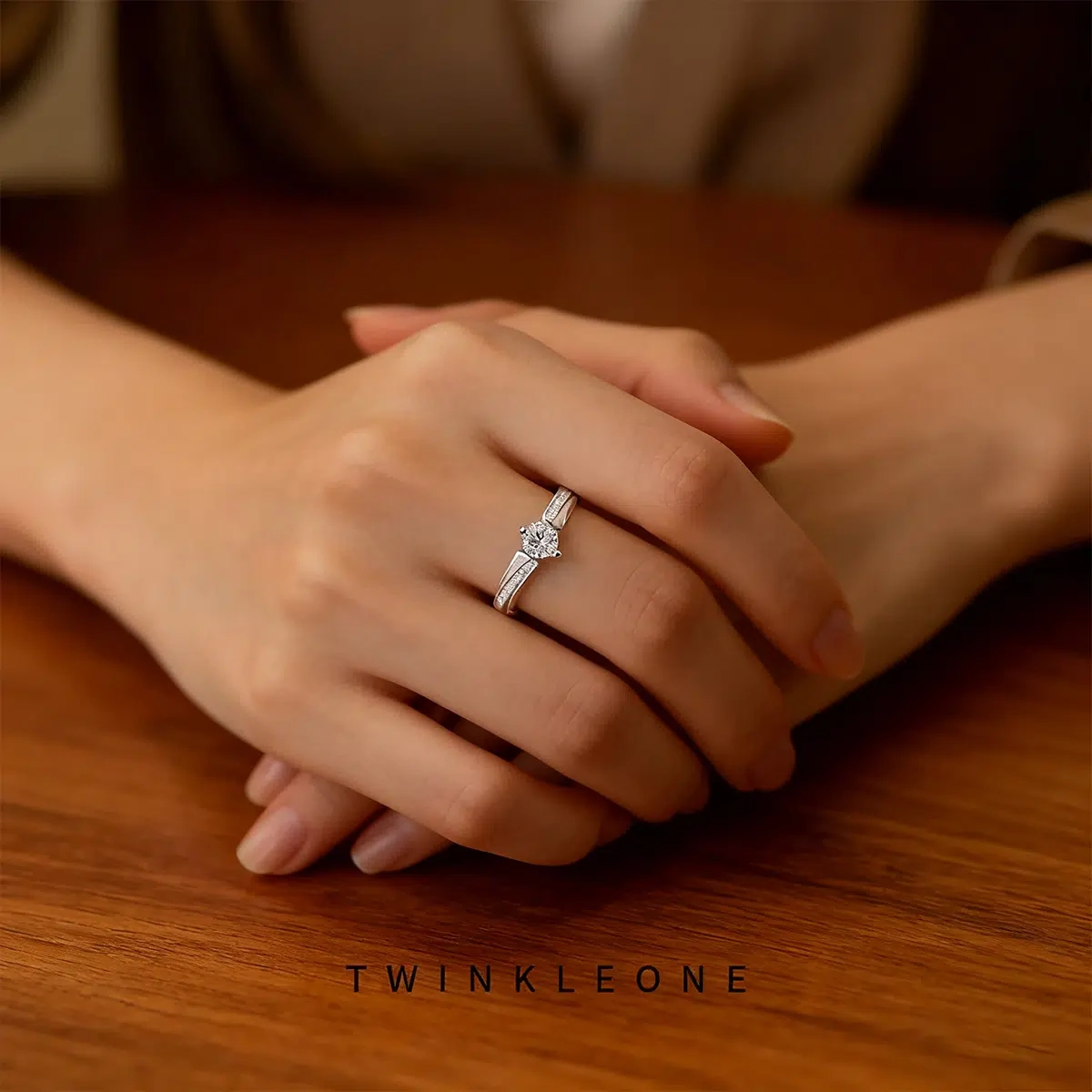 True Love Vow Wedding Rings, S925 Silver, Custom Engraving, Proposal & Engagement