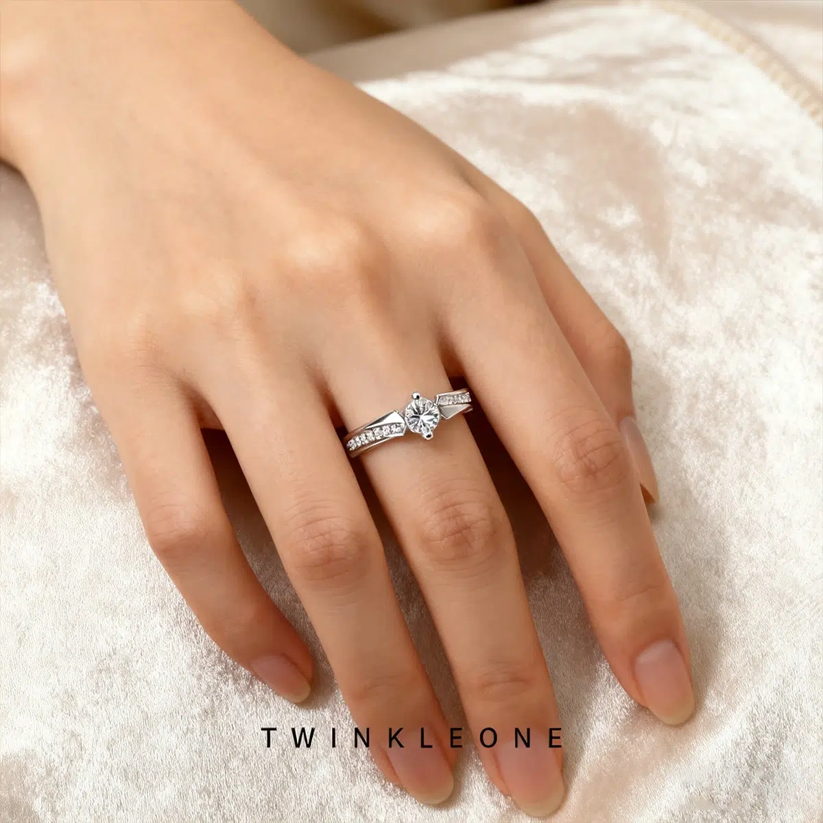 True Love Vow Wedding Rings, S925 Silver, Custom Engraving, Proposal & Engagement