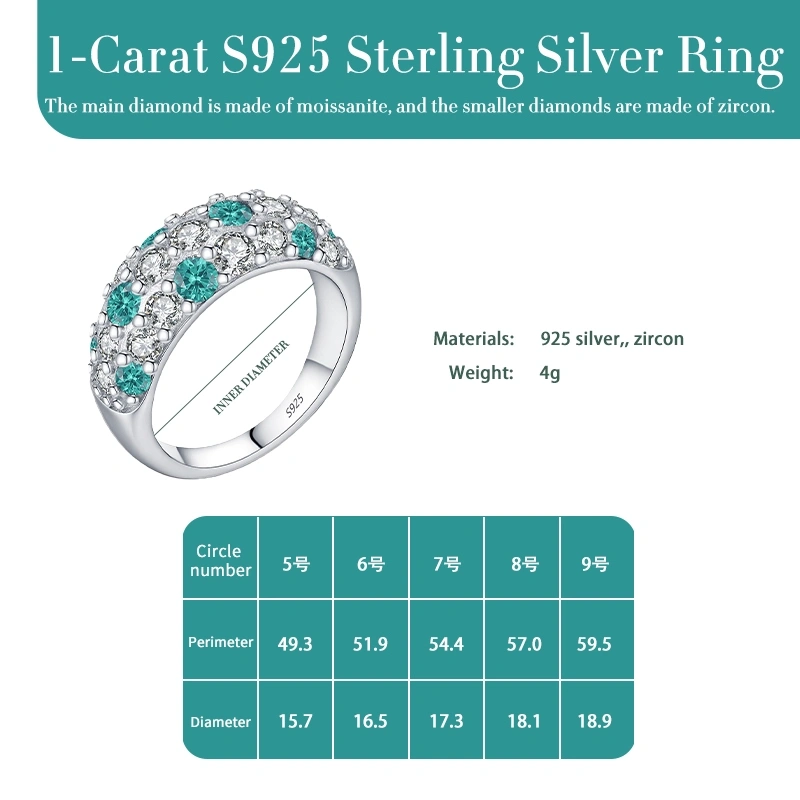 Hepburn-Era Ring S925  Silver Aquamarine Zircon Everyday Luxury
