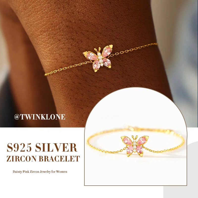 Breast Cancer Awareness Bracelet | Pink Butterfly Jewelry for Hope & Support