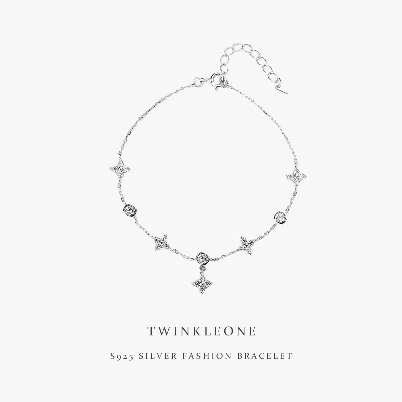 Lucky Four-Leaf Clover Bracelet