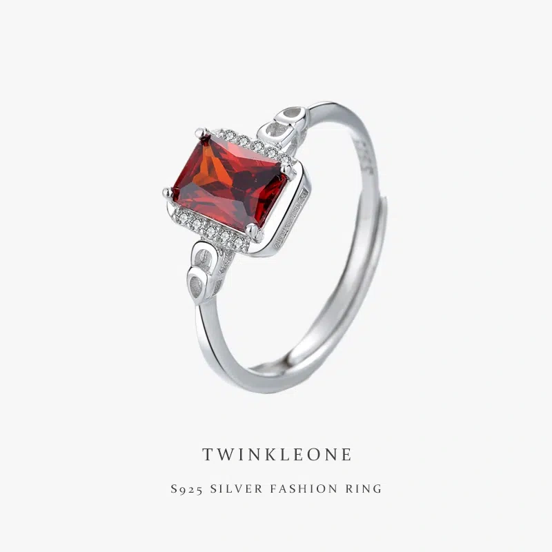 TWINKLEONE S925 Silver Elegant & Stylish Zirconia Ring
