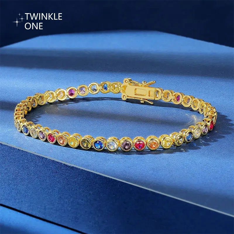 TWINKLEONE Colored Zirconia Bracelet