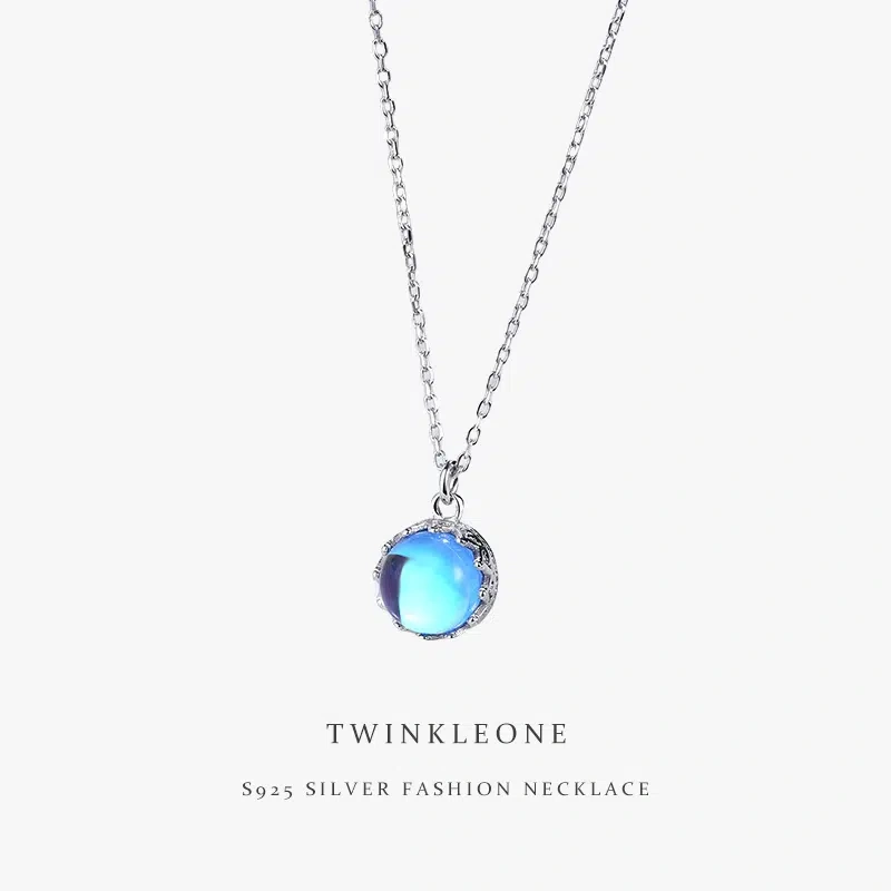 Gift for your friend: S925 Sterling Silver Crystal Necklace