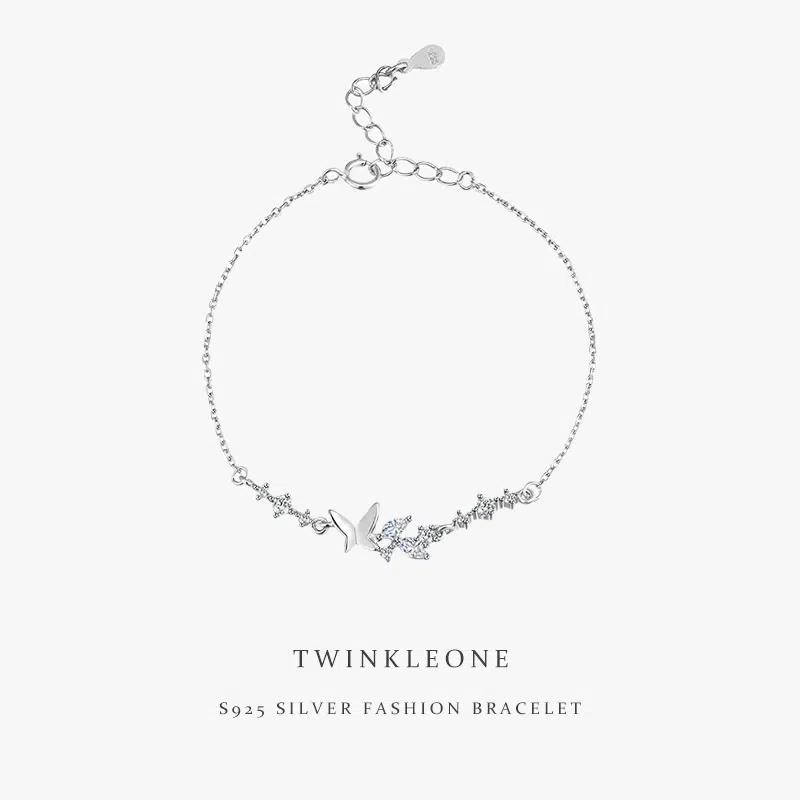 TWINKLE ONE Sterling Silver Butterfly of Hope Bracelet