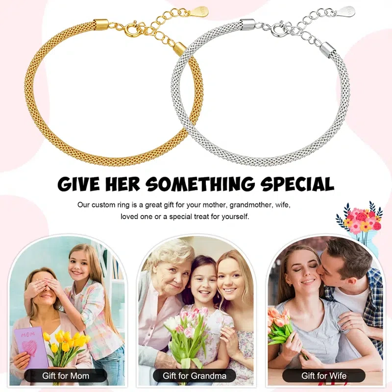 ​ “The Invisible Bond” Woven Chain Bracelet s925 Silver