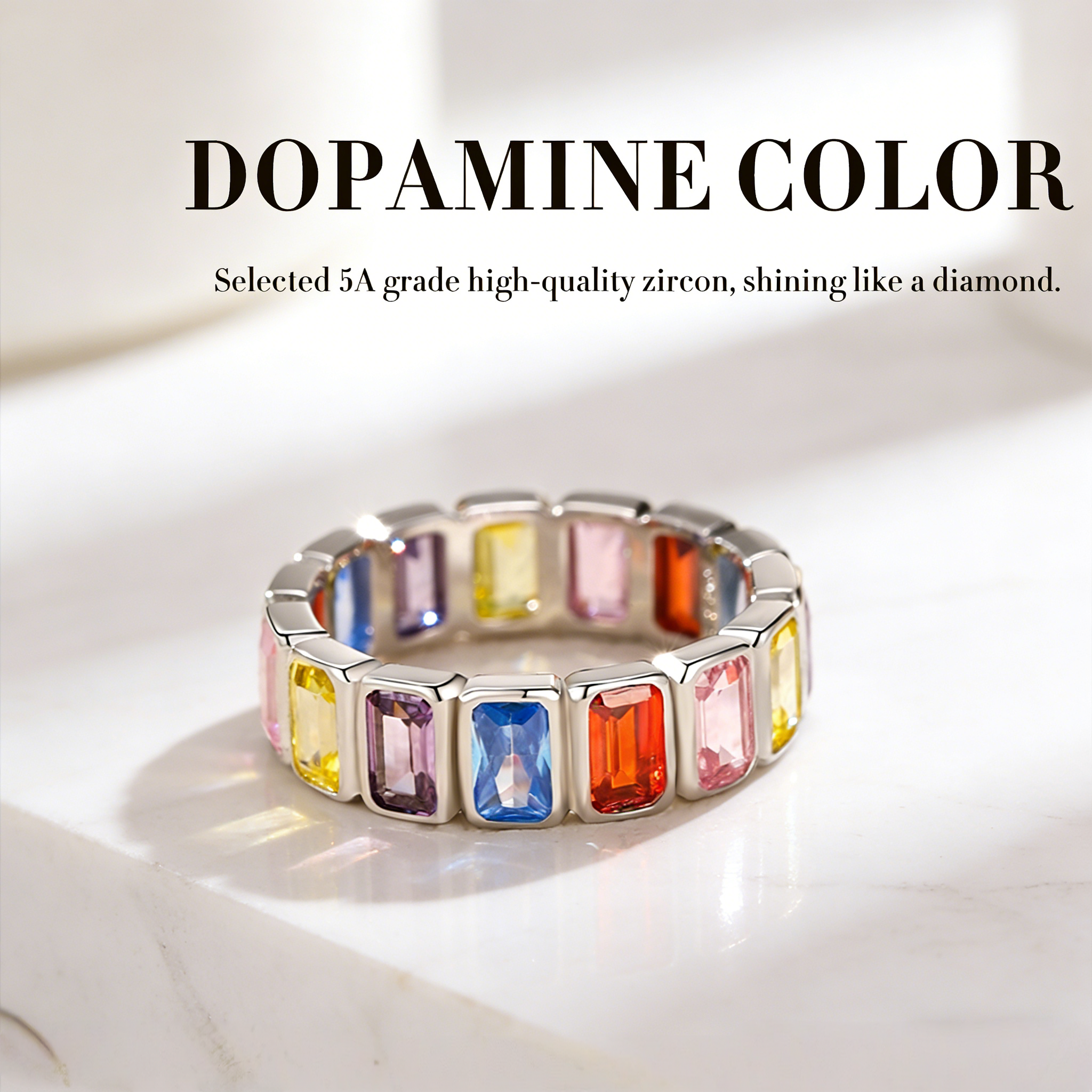 Rainbow of Resilience Bracelet - Sterling Silver, Emotional Color Therapy Jewelry