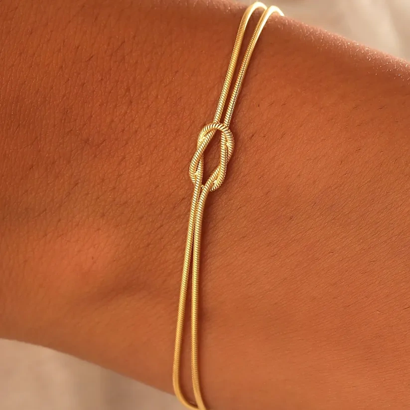 Mother & Daughter Bond Knot Bracelets