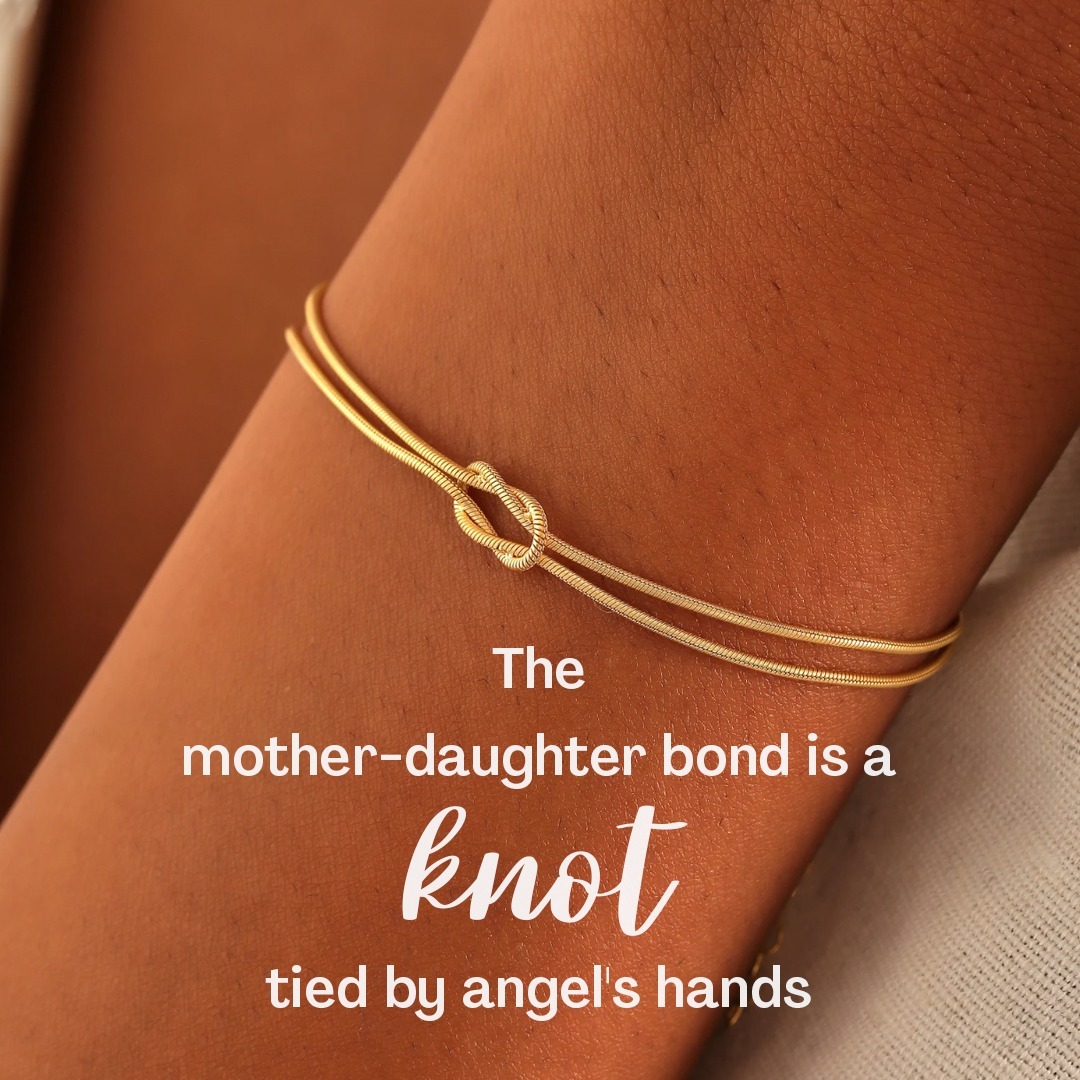 Mother & Daughter Bond Knot Bracelets