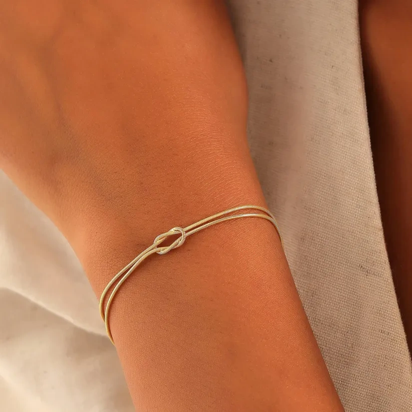 Mother & Daughter Bond Knot Bracelets