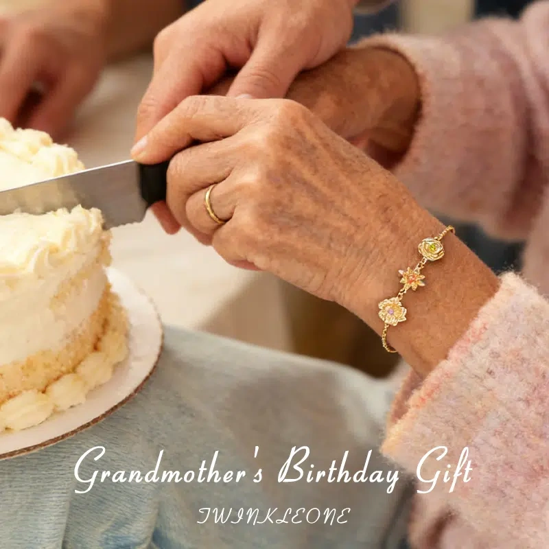 Custom Bracelet for Grandma- Birthstones of Her Children/Grandkids