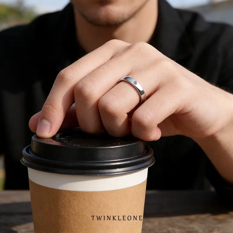 Your surname, my first name; personalized couple rings