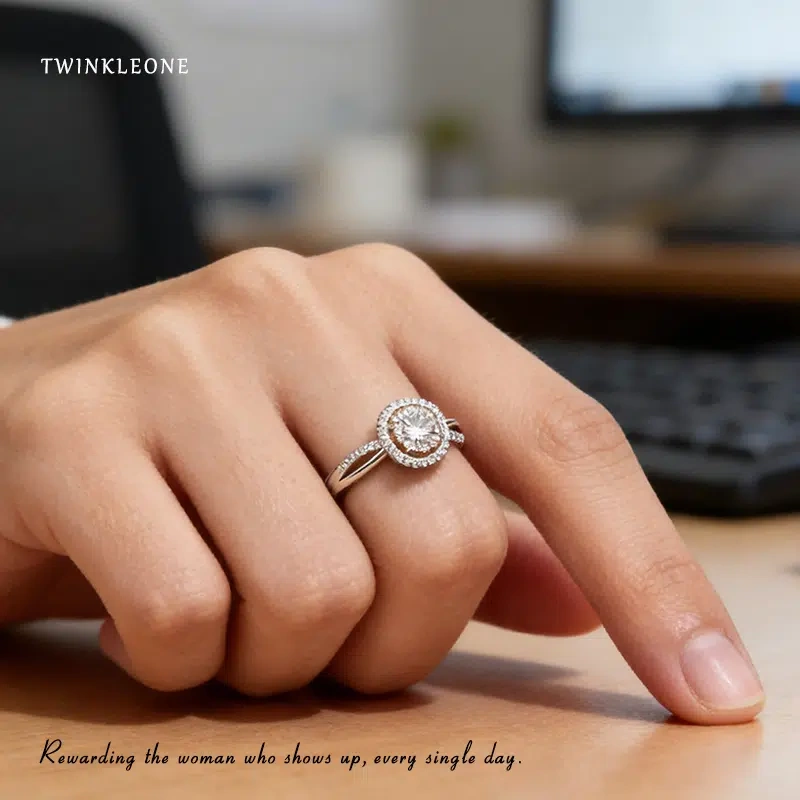 “Inner Sun” Self-Love Ring - 925 Silver & Zircon, A Declaration of Self-Worth