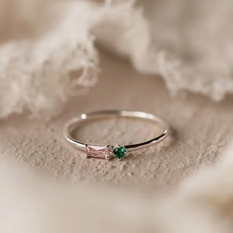 Serenity Oval Promise Ring | Exquisite Everyday Jewelry of Hope and Joy