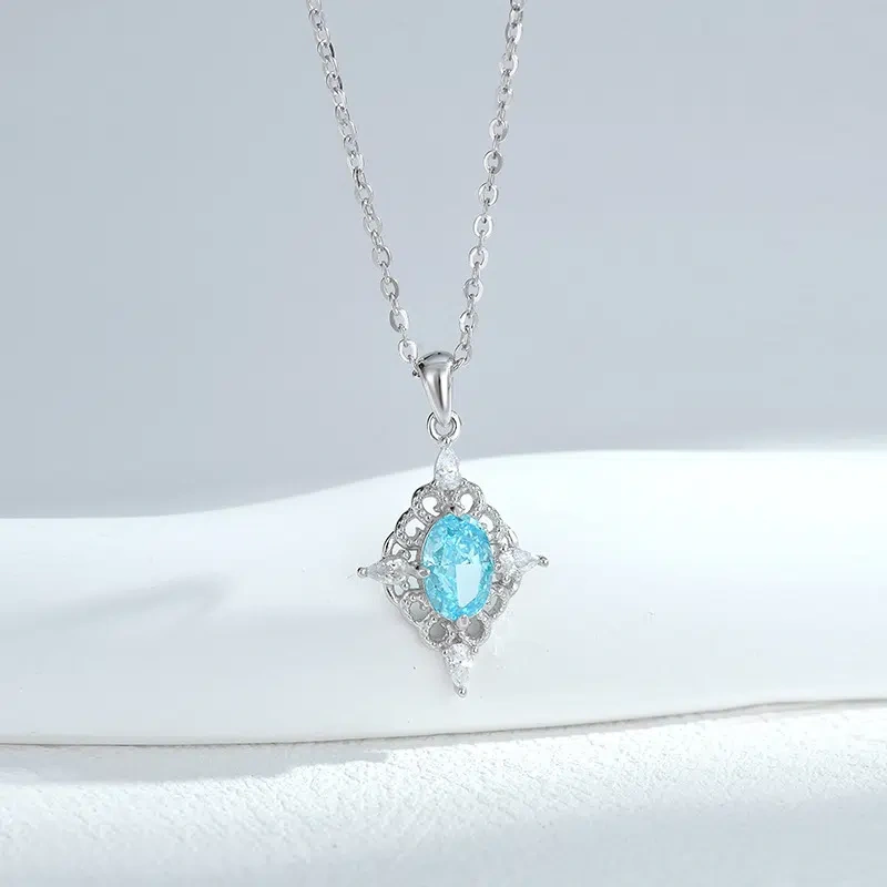 Gift for Her: S925 Silver Ice Stone Jewelry Set with Zirconia