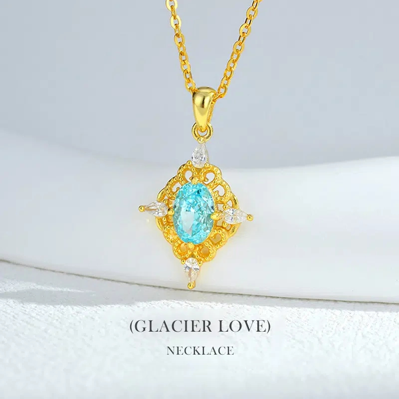 Gift for Her: S925 Silver Ice Stone Jewelry Set with Zirconia
