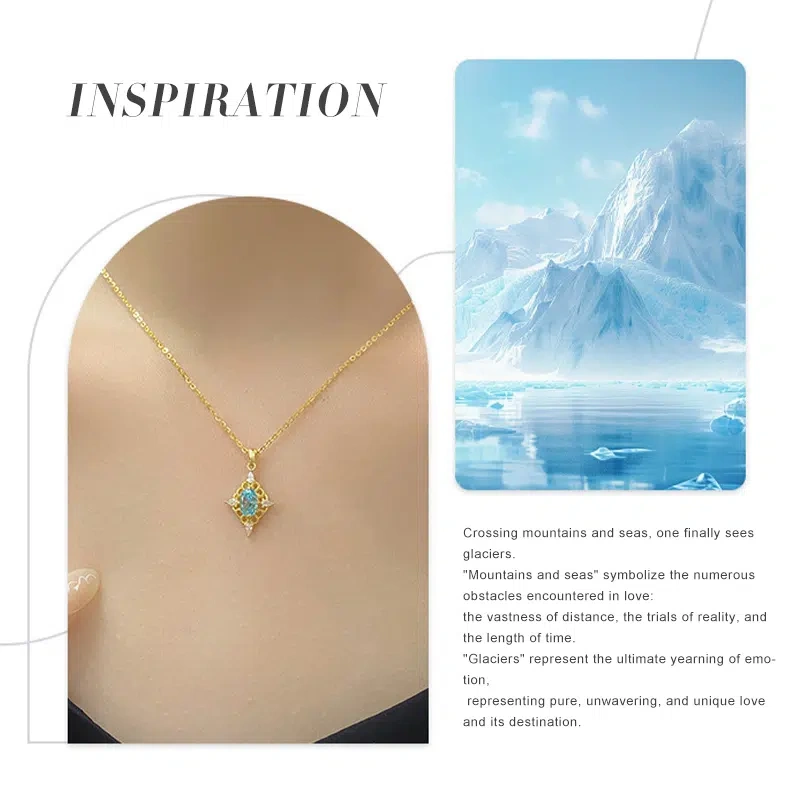 Gift for Her: S925 Silver Ice Stone Jewelry Set with Zirconia