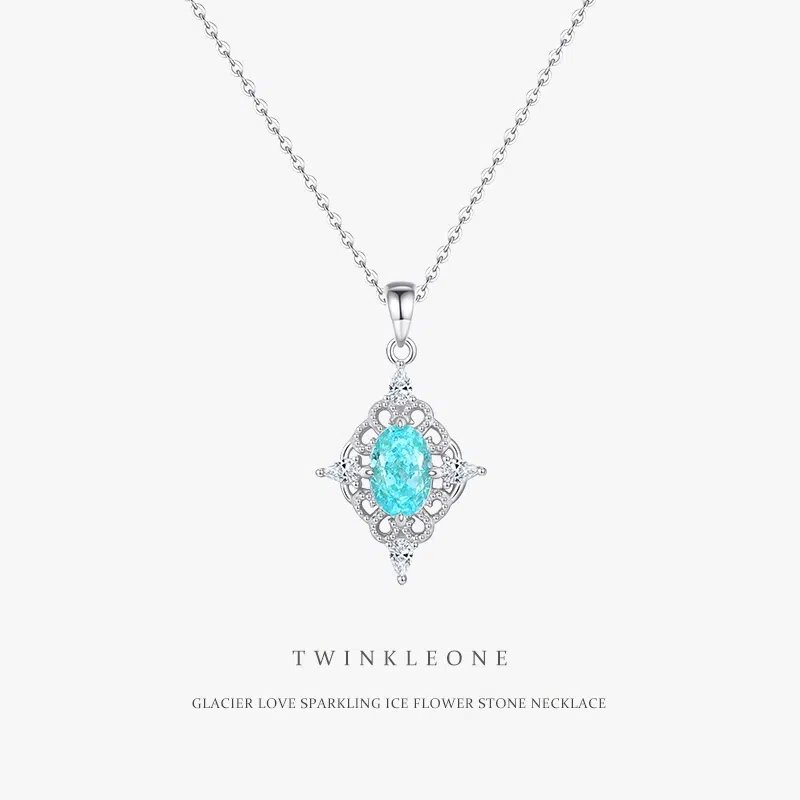 Gift for Her: S925 Silver Ice Stone Jewelry Set with Zirconia