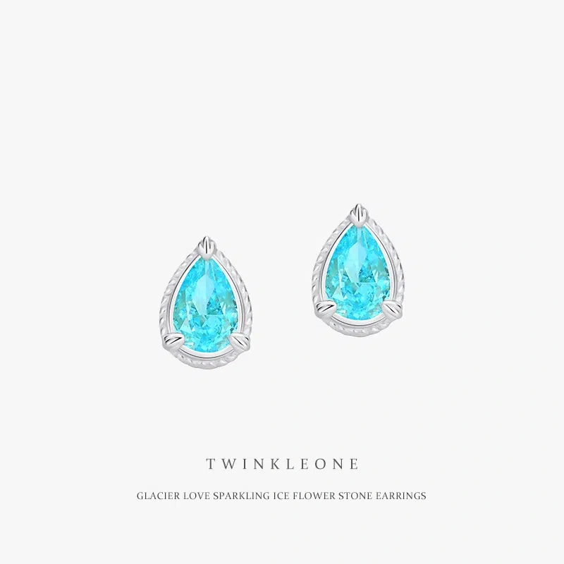 Gift for Her: S925 Silver Ice Stone Jewelry Set with Zirconia