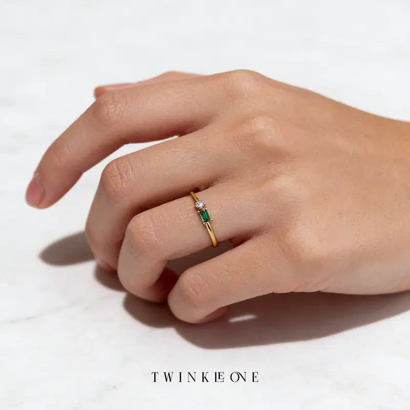 Serenity Oval Promise Ring | Exquisite Everyday Jewelry of Hope and Joy