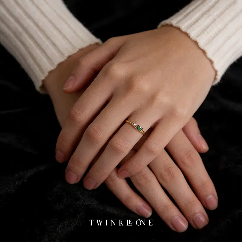 Serenity Oval Promise Ring | Exquisite Everyday Jewelry of Hope and Joy