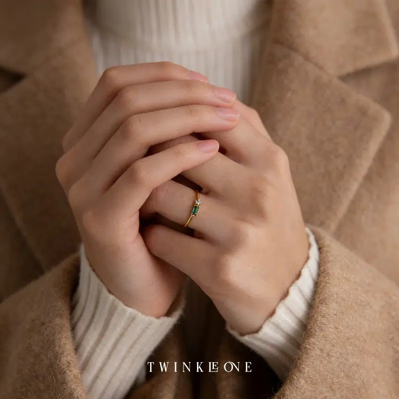 Serenity Oval Promise Ring | Exquisite Everyday Jewelry of Hope and Joy