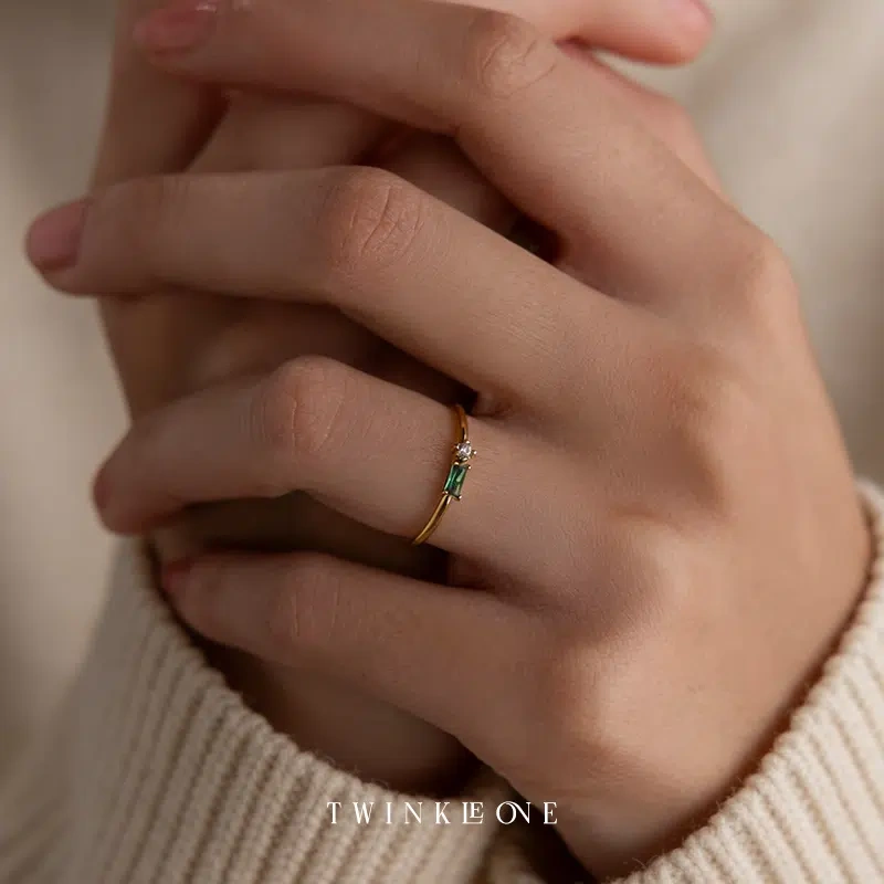 Serenity Oval Promise Ring | Exquisite Everyday Jewelry of Hope and Joy