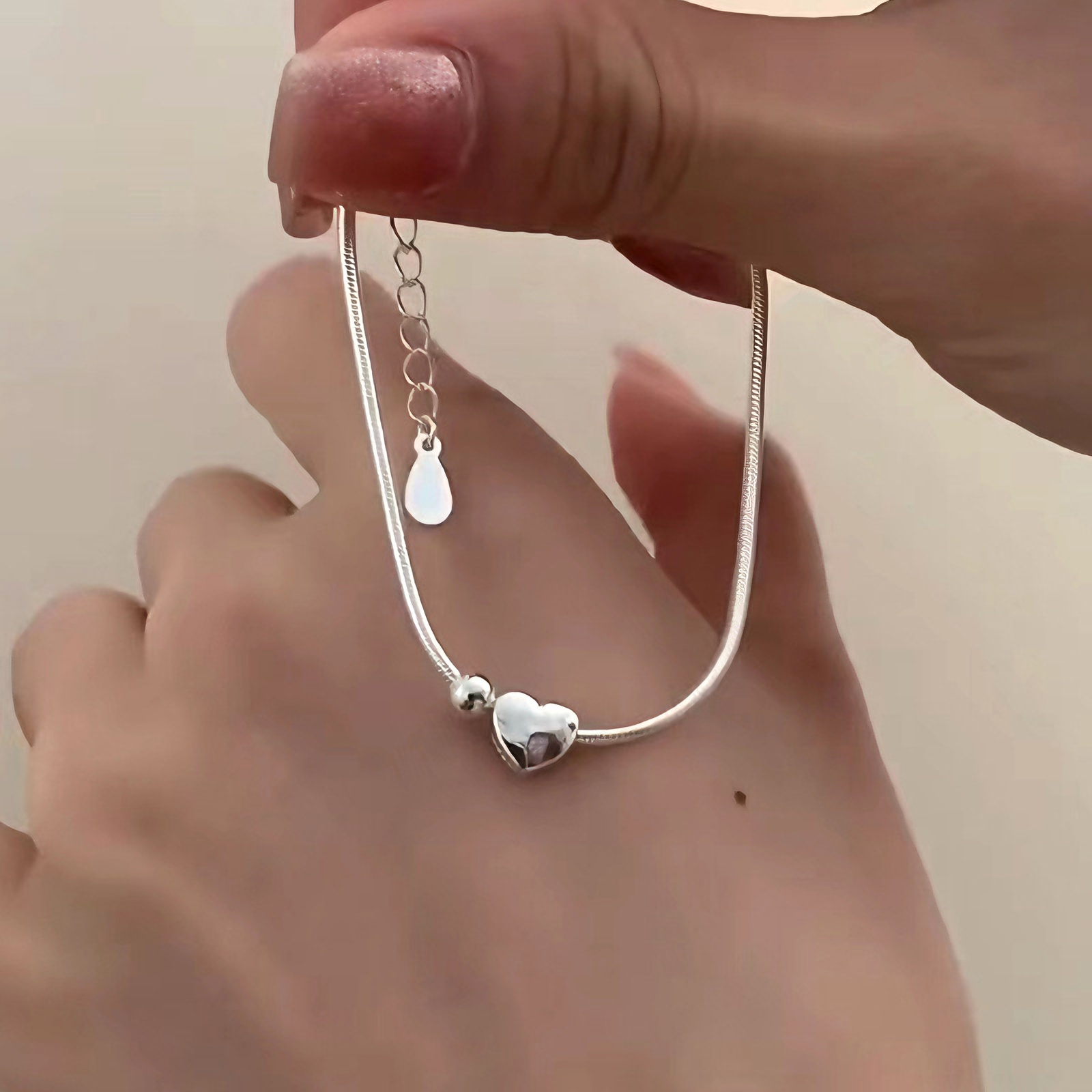 My Little Heart Guardian Necklace - Sterling Silver, Timeless Bond with Daughter
