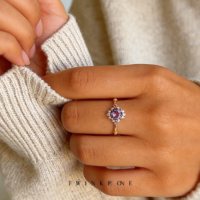 Radiant Self-Love Cluster Ring | Joy & Confidence Everyday Jewelry