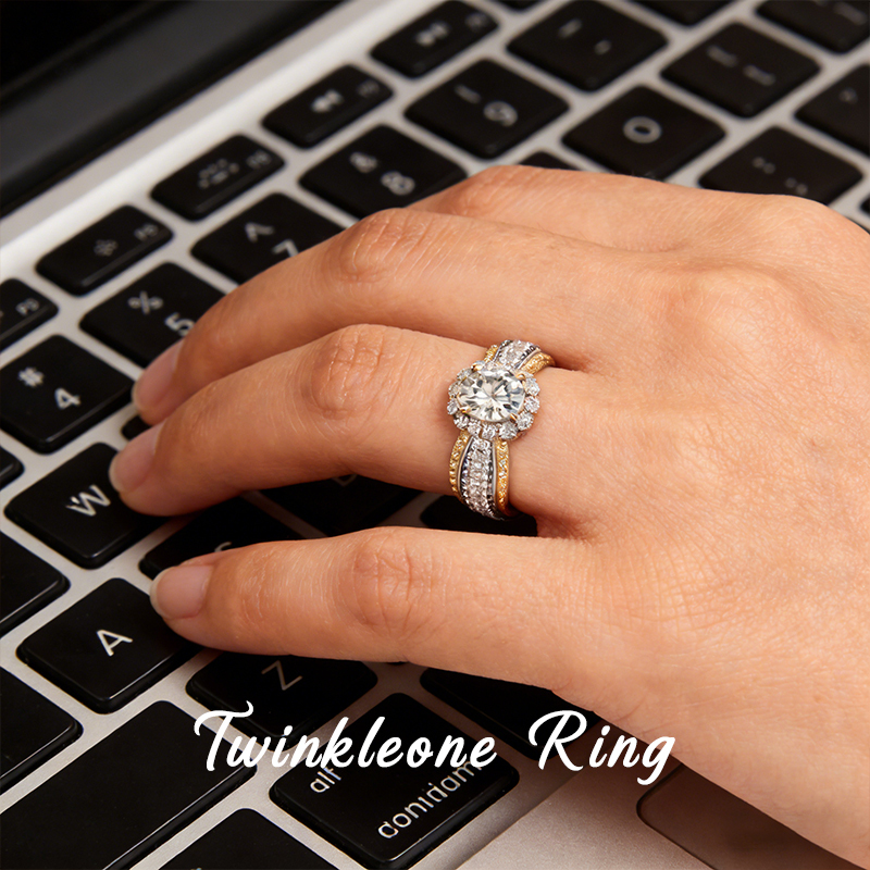 Self-Love Ring: Sterling Silver & Oval Moissanite Ring for Women - The Promise to Me