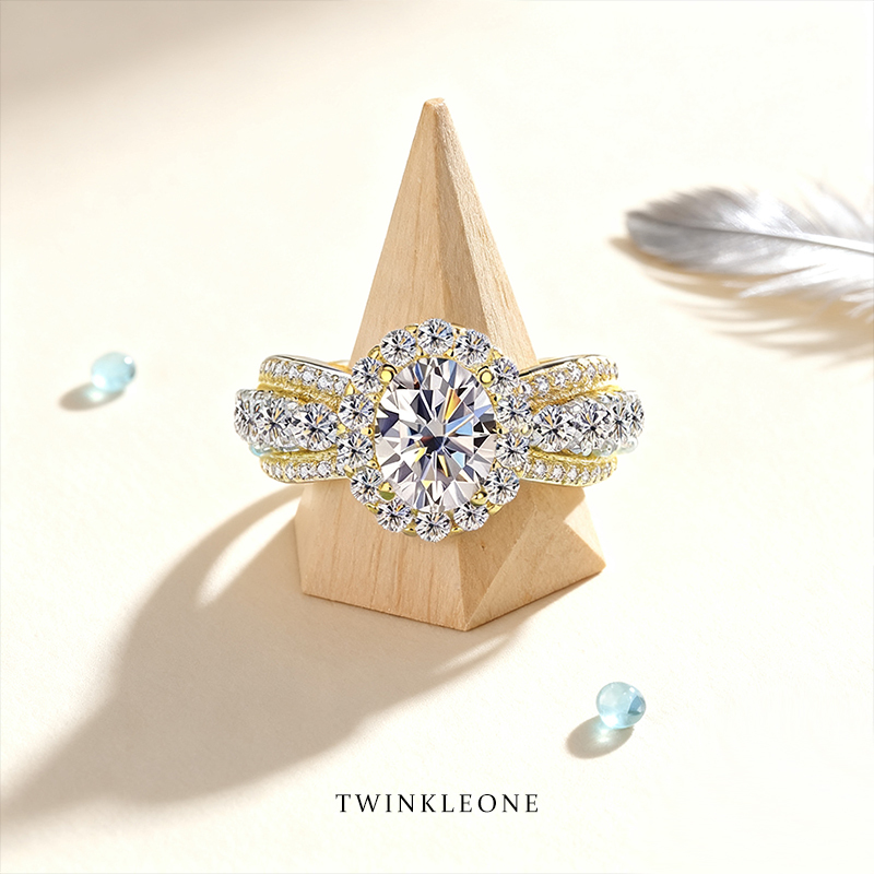 Self-Love Ring: Sterling Silver & Oval Moissanite Ring for Women - The Promise to Me