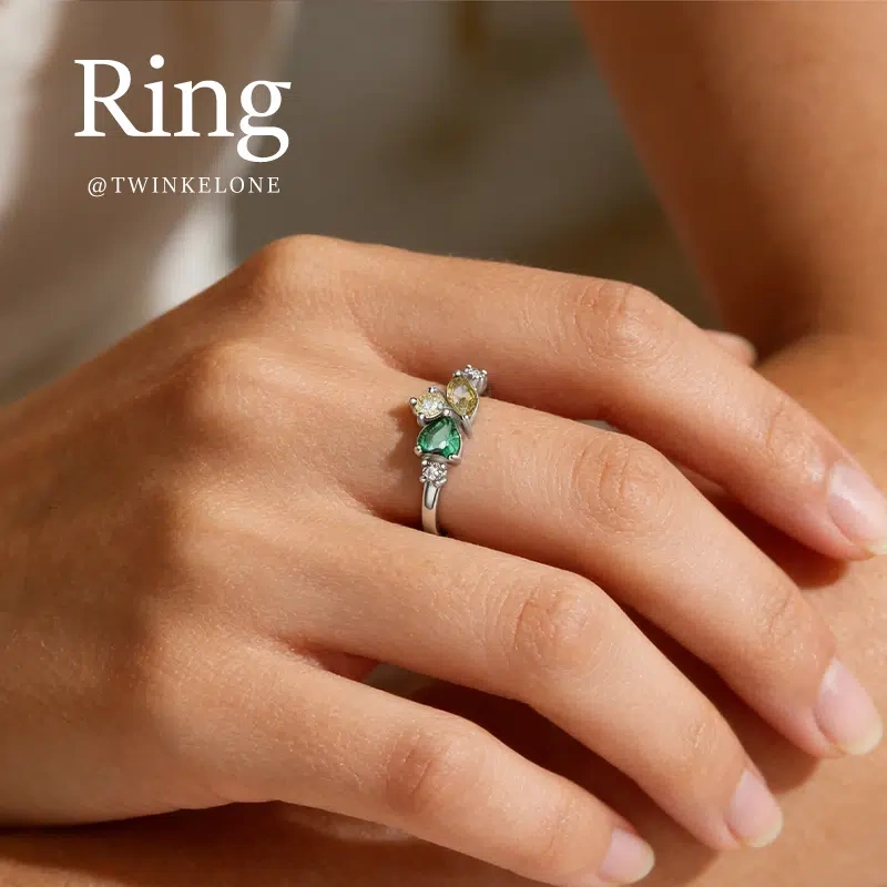 925 Sterling Silver Multi-Gem Ring | Sentimental Gift for Mom, Lover or Yourself