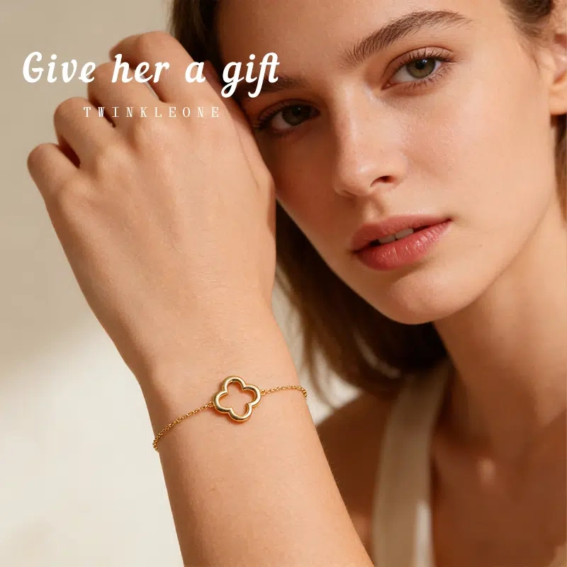 Lucky Clover 925 Silver Bracelet | Everyday Joy & Positivity Jewelry