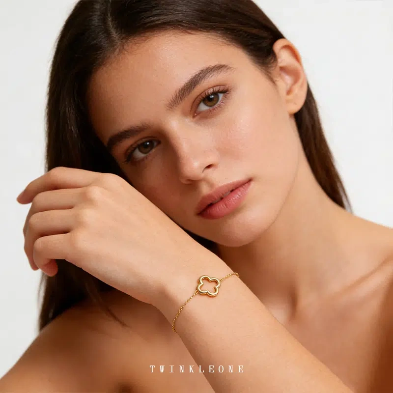 Lucky Clover 925 Silver Bracelet | Everyday Joy & Positivity Jewelry