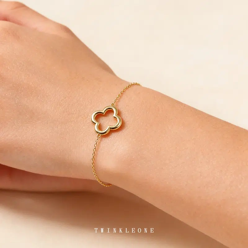 Lucky Clover 925 Silver Bracelet | Everyday Joy & Positivity Jewelry