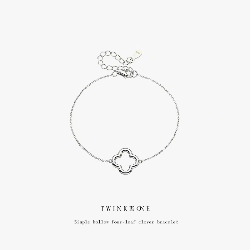 Lucky Clover 925 Silver Bracelet | Everyday Joy & Positivity Jewelry