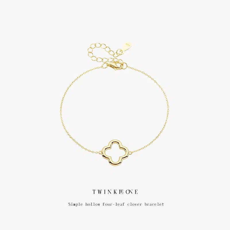 Lucky Clover 925 Silver Bracelet | Everyday Joy & Positivity Jewelry