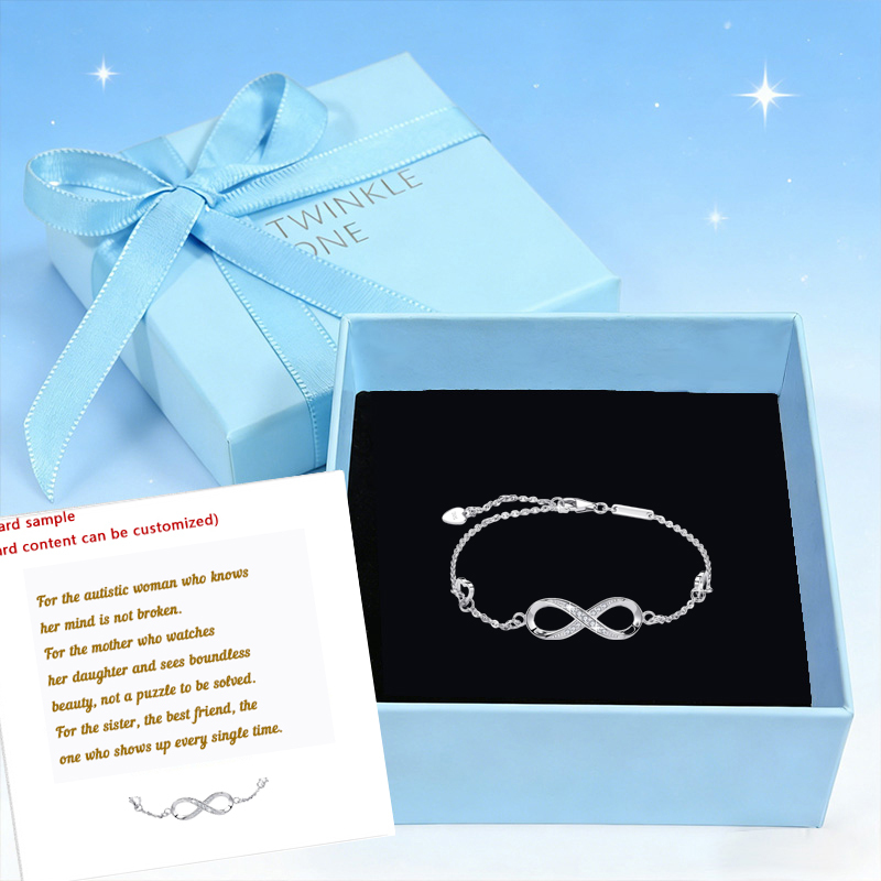 The infinity symbol isn't just jewelry — it's a declaration.