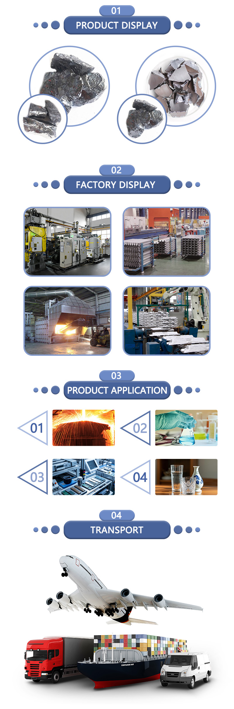 Silicon metal Blocks