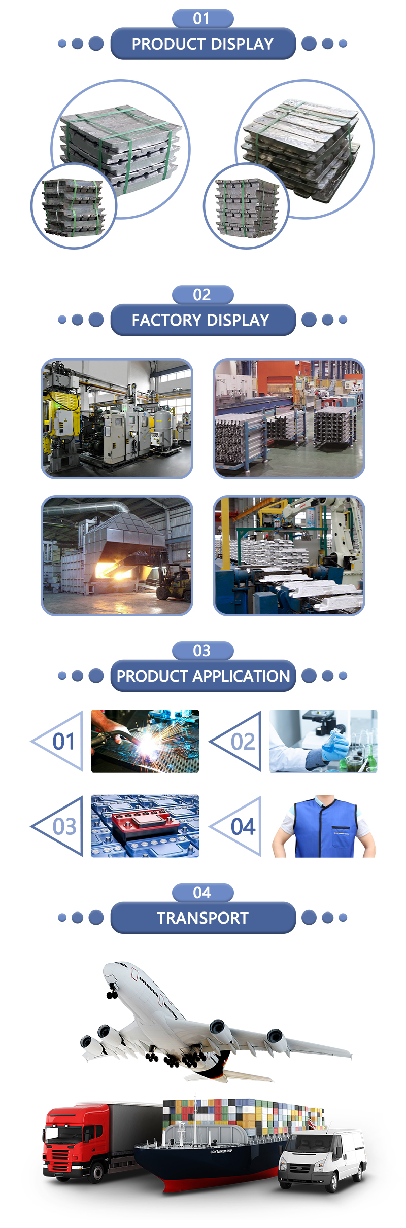 lead Alloy ingots